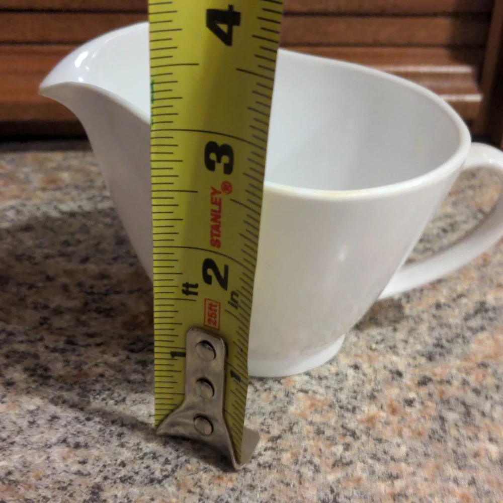 Vintage Melmac Set Sugar Lid Creamer Melamine White Pair Set Like new
